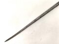 Großbritannien, Tüllenbajonett Modell 1876 vermutlich für Martini Henry  Gesamtlänge 62,5 cm, 3-Kantklinge, Tüllendurchmesser 16mm, Sperring fehlt