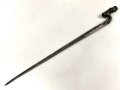 Großbritannien, Tüllenbajonett Modell 1876 vermutlich für Martini Henry  Gesamtlänge 62,5 cm, 3-Kantklinge, Tüllendurchmesser 16mm, Sperring fehlt