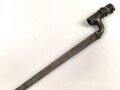 Großbritannien, Tüllenbajonett Modell 1876 vermutlich für Martini Henry  Gesamtlänge 62,5 cm, 3-Kantklinge, Tüllendurchmesser 16mm, Sperring fehlt