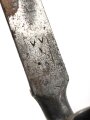 Großbritannien, Tüllenbajonett Modell 1876 vermutlich für Martini Henry  Gesamtlänge 62,5 cm, 3-Kantklinge, Tüllendurchmesser 16mm, Sperring fehlt