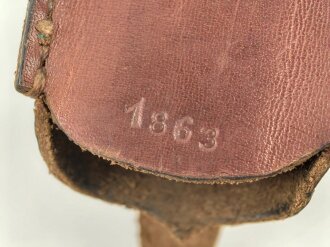Koppelschuh unbekannt, sicherlich neuzeitliche Anfertigung, passt ggf für französische oder bayrische Blankwaffen