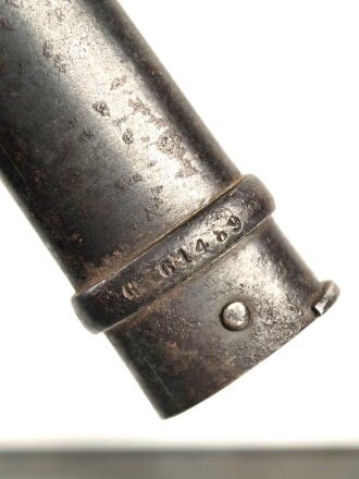 Frankreich, Seitengewehr Modell Gras 1874 , nicht nummerngleich, ungereinigt