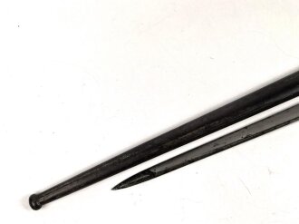 Frankreich, Seitengewehr Modell Gras 1874 , nicht nummerngleich, ungereinigt