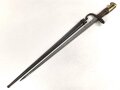 Frankreich, Seitengewehr Modell Gras 1874 , nicht nummerngleich, ungereinigt
