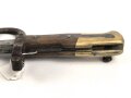 Frankreich, Seitengewehr Modell Gras 1874 , nicht nummerngleich, ungereinigt
