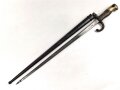 Frankreich, Seitengewehr Modell Gras 1874 , nicht nummerngleich, ungereinigt