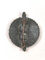 Winterhilfswerk Reichsstrassensammlung, Tag der Wehrmacht, Schwert vor Hakenkreuz mit rundem Eichenlaubkranz