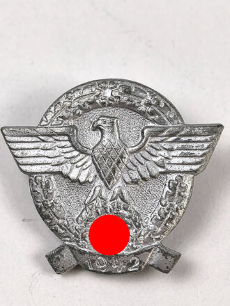Winterhilfswerk Reichsstrassensammlung, Tag der Wehrmacht, Adler vor Eichenlaubkranz "1942"