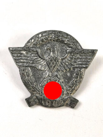 Winterhilfswerk Reichsstrassensammlung, Tag der Wehrmacht, Adler vor Eichenlaubkranz "1942"