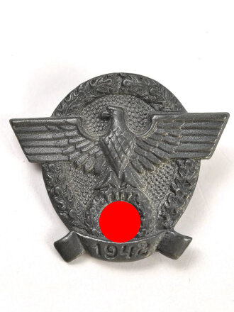 Winterhilfswerk Reichsstrassensammlung, Tag der Wehrmacht, Adler vor Eichenlaubkranz "1942"