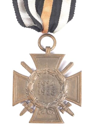 Ehrenkreuz für Frontkämpfer, Hersteller N & H, Band beiliegend