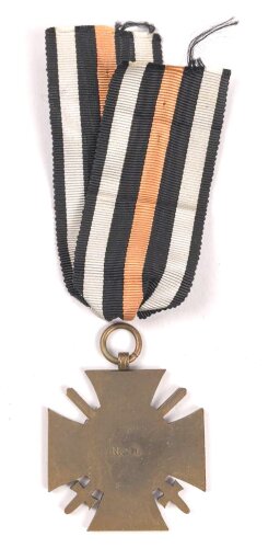 Ehrenkreuz für Frontkämpfer, Hersteller N & H, Band beiliegend