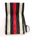 Band zum Ehrenkreuz für Frontkämpfer / Kriegsteilnehmer. Breite 30mm, Gesamtlänge 14cm