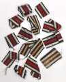 Konvolut Bandabschnitte zum Ehrenkreuz für Frontkämpfer / Kriegsteilnehmer. Breite meist 30mm