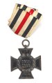 Ehrenkreuz für Witwen und Waisen, Hersteller R.V. 38 Pforzheim, Band beiliegend