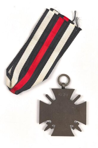 Ehrenkreuz für Frontkämpfer mit Band, Hersteller G19 mit Verleihungsurkunde, ausgestellt Berncastel Cues 1935
