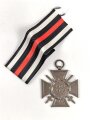 Ehrenkreuz für Frontkämpfer mit Band, Hersteller WK mit Verleihungsurkunde, ausgestellt Bledlingen 1934