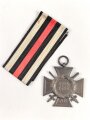Ehrenkreuz für Frontkämpfer mit Band, Hersteller G14 mit Verleihungsurkunde, ausgestellt Hamburg 1935