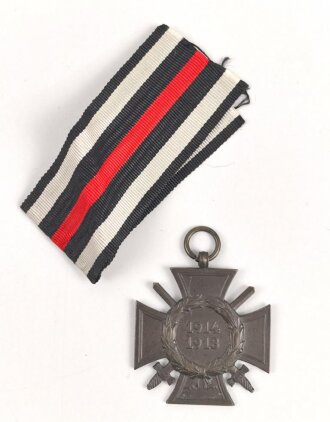 Ehrenkreuz für Frontkämpfer mit Band, Hersteller G11 mit Verleihungsurkunde, ausgestellt in Speyer 1934