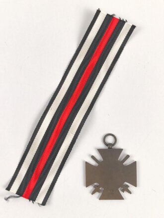Ehrenkreuz für Frontkämpfer mit Band, Hersteller 0.5 mit Verleihungsurkunde, ausgestellt Montabaur 1934