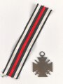 Ehrenkreuz für Frontkämpfer mit Band, Hersteller 0.5 mit Verleihungsurkunde, ausgestellt Montabaur 1934