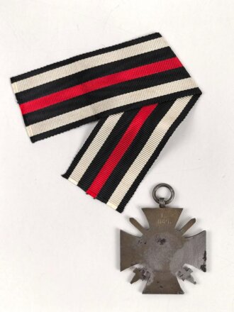 Ehrenkreuz für Frontkämpfer mit Band, Hersteller L.NBG mit Verleihungsurkunde, ausgestellt Mansfeld 1935