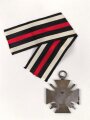 Ehrenkreuz für Frontkämpfer mit Band, Hersteller L.NBG mit Verleihungsurkunde, ausgestellt Mansfeld 1935