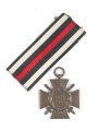 Ehrenkreuz für Frontkämpfer am Band, Hersteller O & B mit Verleihungsurkunde, ausgestellt Zwickau 1935