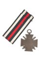 Ehrenkreuz für Frontkämpfer am Band, Hersteller O & B mit Verleihungsurkunde, ausgestellt Zwickau 1935