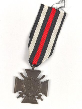 Ehrenkreuz für Frontkämpfer am Band, ohne Hersteller ,  mit Verleihungsurkunde, ausgestellt Weißenfels 1935