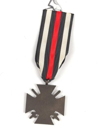 Ehrenkreuz für Frontkämpfer am Band, ohne Hersteller ,  mit Verleihungsurkunde, ausgestellt Weißenfels 1935