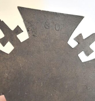 Ehrenkreuz für Frontkämpfer am Band, ohne Hersteller ,  mit Verleihungsurkunde, ausgestellt Weißenfels 1935