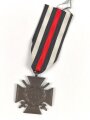Ehrenkreuz für Frontkämpfer am Band, ohne Hersteller ,  mit Verleihungsurkunde, ausgestellt Weißenfels 1935