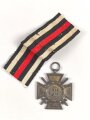 Ehrenkreuz für Frontkämpfer mit Band, ohne Hersteller ,  mit Verleihungsurkunde
