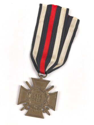 Ehrenkreuz für Frontkämpfer am Band, Hersteller N & H ,  mit Verleihungsurkunde, ausgestellt Speyer 1935