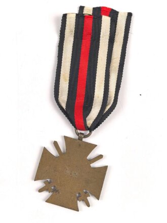 Ehrenkreuz für Frontkämpfer am Band, Hersteller N & H ,  mit Verleihungsurkunde, ausgestellt Speyer 1935