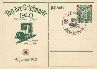 Winterhilfswerk 1940, Ganzsache " Tag der...