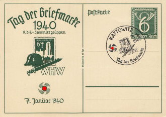 Winterhilfswerk 1940, Ganzsache " Tag der...