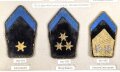 Österreich, Sammlung Rangabzeichen Militär Medizinischer Dienst, auf Karton getackert