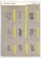 Österreich, Sammlung Rangabzeichen Infanterie/ Ordnungstruppe, auf Karton getackert