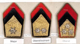 Österreich, Sammlung Rangabzeichen für...
