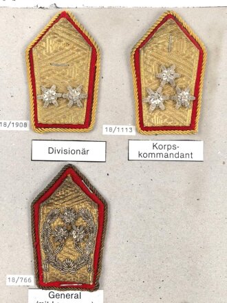 Österreich, Sammlung Rangabzeichen General, auf...