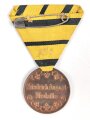 Sachsen Königreich, Friedrich August Medaille in bronze, am Band für Heimatverdienste