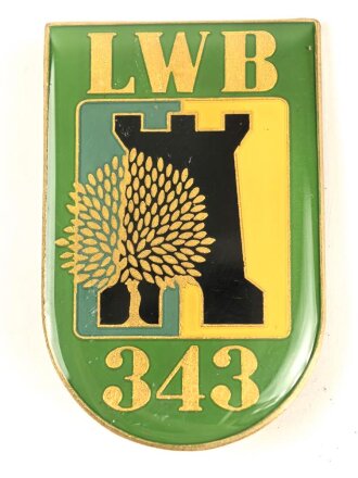 Österreich, Truppenkörperabzeichen "Landwehrbataillon 343", Maße 35 x 65mm