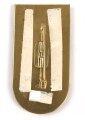 Österreich, Truppenkörperabzeichen "Panzerbataillon 10 Niederösterrich", Maße 30 x 60mm, Klebereste rückseitig