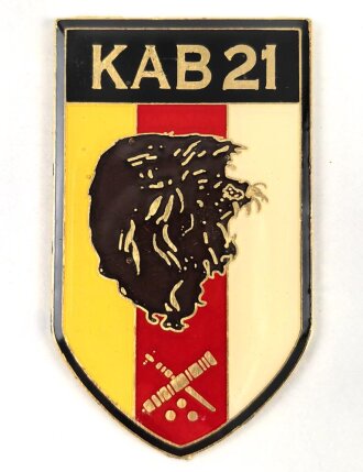 Österreich, Truppenkörperabzeichen "Korps Artillerie Bataillon 21", Maße 45 x 65mm, ohne Nadel