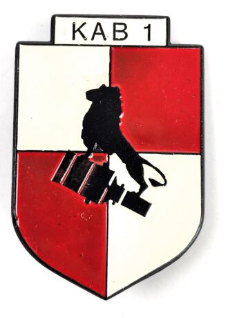 Österreich, Truppenkörperabzeichen "Korps Artillerie Bataillon 1", Maße 40 x 60mm