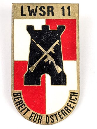 Österreich, Truppenkörperabzeichen "Landwehstammregiment 11", Maße 35 x 65mm