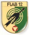 Österreich, Truppenkörperabzeichen "Fliegerabwehrbataillon 12", Maße 45 x 55mm