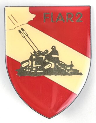 Österreich, Truppenkörperabzeichen "Fliegerabwehrbataillon 2", Maße 45 x 55mm